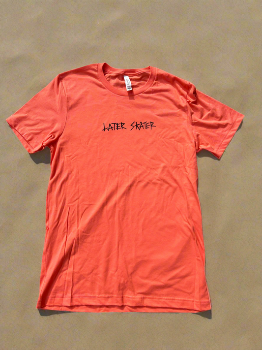 Later Skater Tee - Coral